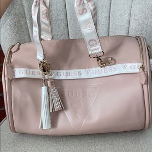 GUESS mini pink duffel bag
